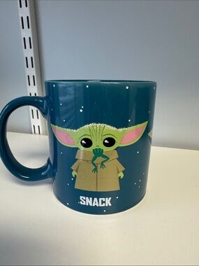 Star Wars Baby Yoda Teal Snack Mug